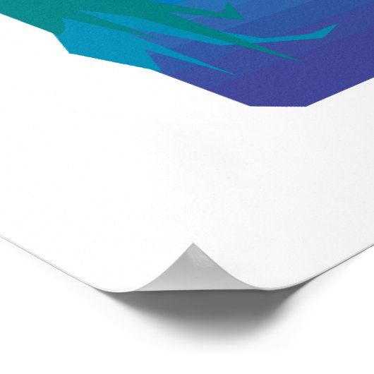 Fitzgerald Flamingo Poster (Ecke)