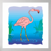 Fitzgerald Flamingo Poster (Vorne)