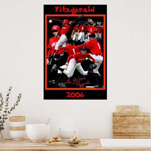 Fitzgerald Freshman Baseball Poster (Küche)