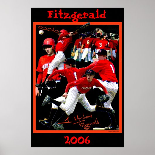 Fitzgerald Freshman Baseball Poster (Vorne)
