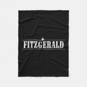 Fitzgerald Irischer Name St. Patricks Tag Familien Fleecedecke