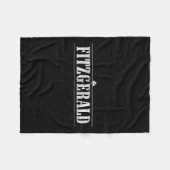 Fitzgerald Irish Name St Patricks Day Family Match Fleecedecke (Vorderseite (Horizontal))