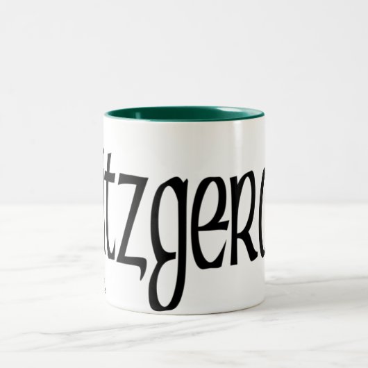 Fitzgerald keltische Drache-Tasse Zweifarbige Tasse (Mittel)