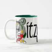 Fitzgerald keltische Drache-Tasse Zweifarbige Tasse (Links)