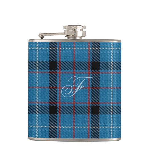 Fitzgerald Tartan-Flasche Flachmann (Vorderseite)