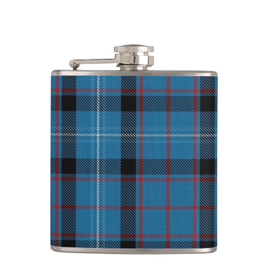 Fitzgerald Tartan-Flasche Flachmann (Vorderseite)