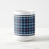 Fitzgerald Tartan Pattern Blue Irish Kariert Kaffeetasse (Mittel)