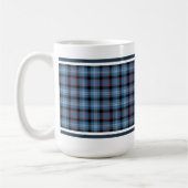 Fitzgerald Tartan Pattern Blue Irish Kariert Kaffeetasse (Links)