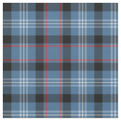 Fitzgerald Tartan Pattern Blue Irish Kariert Stoff (Nahaufnahme)
