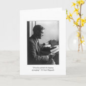 Fitzgerald "That's the beginning" Greeting Card Karte (Gelbe Blume)