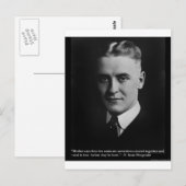 Fitzgerald "Two Souls" & Quote T-Shirts & Geschenk Postkarte (Vorne/Hinten)