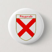 Fitzgerald Wappen/Familienwappen Button (Vorderseite)