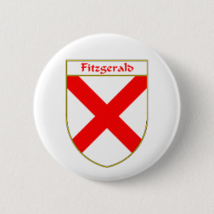 Fitzgerald Wappen/Familienwappen Button
