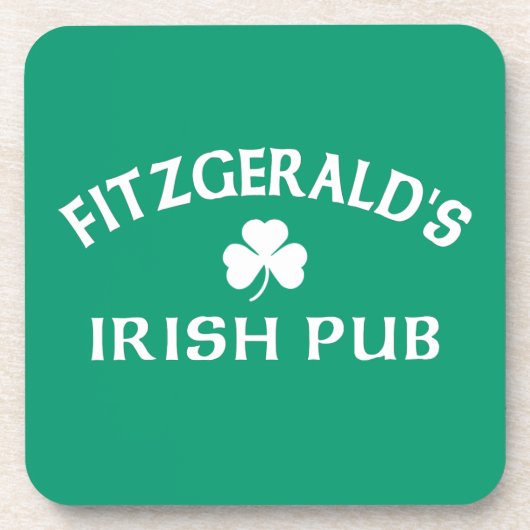 Fitzgerald's Irish Pub Getränkeuntersetzer (Vorderseite)