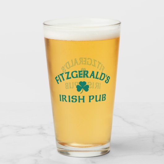 Fitzgerald's Irish Pub  Glas (Vorne (Gefüllt))
