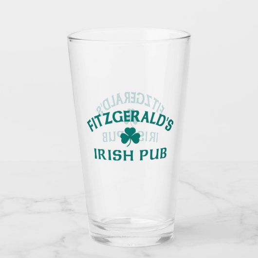 Fitzgerald's Irish Pub Glas (Vorderseite)