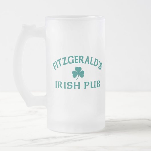 Fitzgerald's Irish Pub Mattglas Bierglas (Links)