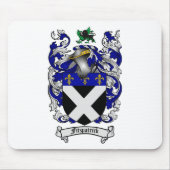 FITZPATRICK FAMILIENWAPPEN - FITZPATRICK WAPPEN MOUSEPAD (Vorne)