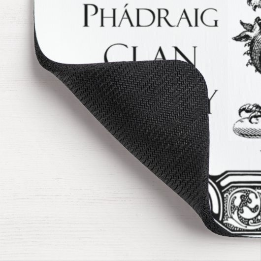 Fitzpatrick-Mac Giolla Phádraig Society Design I Mousepad (Ecke)