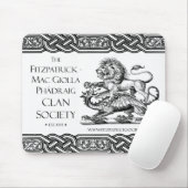 Fitzpatrick-Mac Giolla Phádraig Society Design I Mousepad (Mit Mouse)