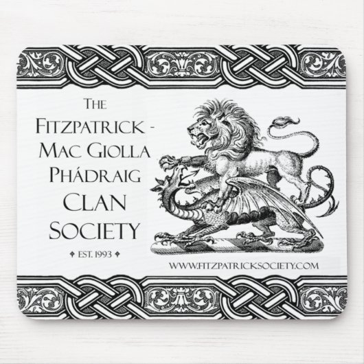Fitzpatrick-Mac Giolla Phádraig Society Design I Mousepad (Vorne)