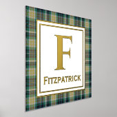 Fitzpatrick Tartan Karierte Monogram Foil Prints Foliendrucke (Ablage )
