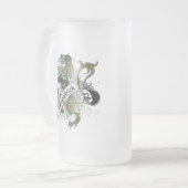 Fitzpatrick Tartan-Löwe Mattglas Bierglas (Vorderseite Links)