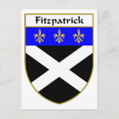 Fitzpatrick-Wappen/Familienwappen Postkarte (Vorderseite)