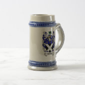 Fitzpatrick Wappen Stein / Fitzpatrick Crest Bierglas (VorderseiteRechts)