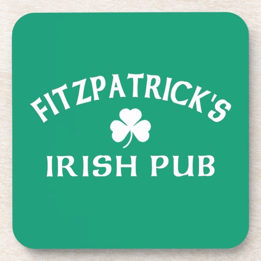 Fitzpatricks Irish Pub Getränkeuntersetzer (Vorderseite)