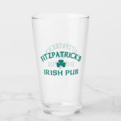 Fitzpatricks Irish Pub Glas (Rückseite)