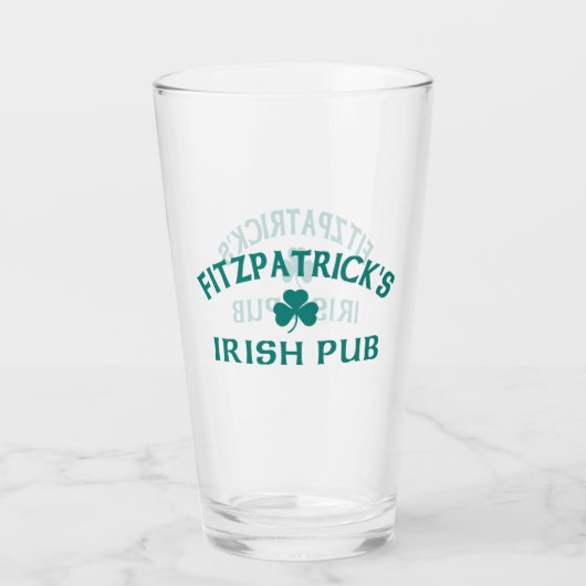 Fitzpatricks Irish Pub Glas (Rückseite)
