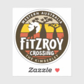 Fitzroy Crossing, Western Australien Sticker (Blatt)