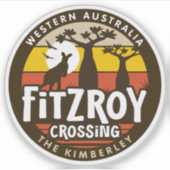 Fitzroy Crossing, Western Australien Sticker (Vorderseite)