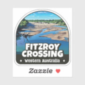 Fitzroy Crossing, Western Australien Sticker (Blatt)