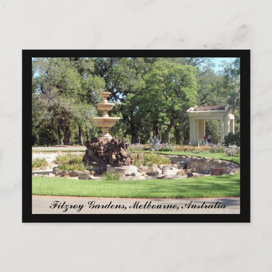 Fitzroy Gardens Postcard Postkarte (Vorderseite)