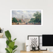Fitzroy Square, London (Öl auf Tafel) Poster (Heimbüro)