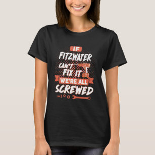 FITZWATER Name, FITZWATER Familienname Wappen T-Shirt