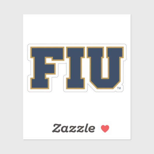 FIU AUFKLEBER (Blatt)