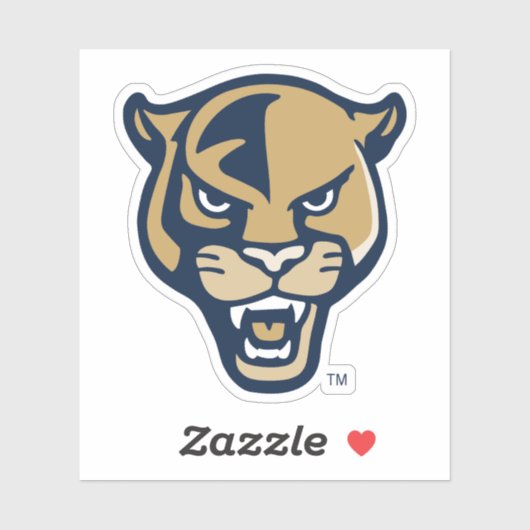 FIU Panther Head Aufkleber (Blatt)