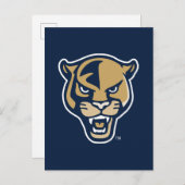 FIU Panther Head Einladungspostkarte (Vorne/Hinten)
