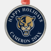 FIU Panther Head Ornament Aus Metall (Vorne)