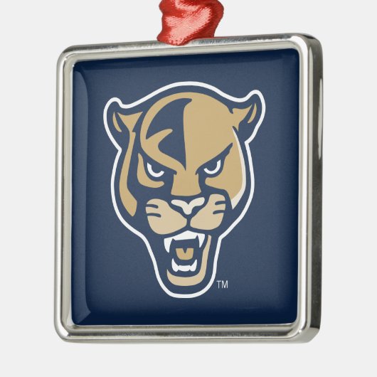 FIU Panther Head Ornament Aus Metall (Links)
