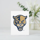 FIU Panther Head Postkarte (Stehend Vorderseite)