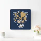 FIU Panther Head Quadratische Wanduhr (Zuhause)