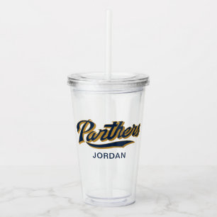 FIU Panther Script Acryltrinkbecher