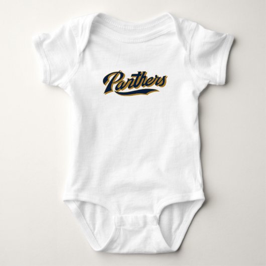 FIU Panther Script Baby Strampler (Vorderseite)