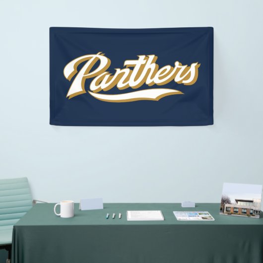 FIU Panther Script Banner (Messeveranstaltung)