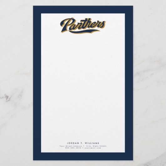 FIU Panther Script Briefpapier (Vorderseite)