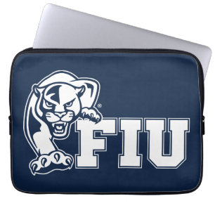 FIU-Panther - weißes Logo Laptopschutzhülle